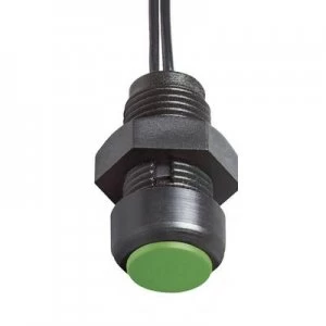 Elobau 145MT00A GN Pushbutton 48 V DCAC 0.5 A 1 x OffOn IP67 momentary