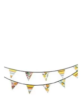 Summerhouse By Navigate Waikiki Bunting - 15 Flags / 6M Length (Floral & Stripes)
