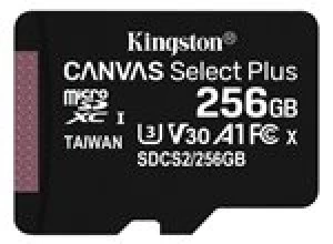 Kingston Canvas Select Plus 256GB microSDHC Card (card only)
