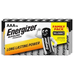 Energizer AAA Alkaline Power 16 Battery Pack