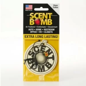 Scent Bomb Clean Cotton Scented Air Freshener (Case Of 12)