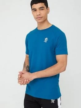 Gym King Core Plus T-Shirt - Ink Blue, Ink Blue, Size L, Men