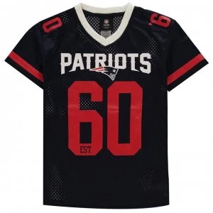 NFL Mesh Jersey T Shirt Juniors - Patriots
