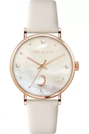 Ted Baker Ladies Phylipa Moon Watch BKPPHF132UO