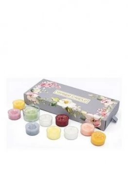 Yankee Candle Garden Hideaway 10 Tea Light Candles And 1 Holder Gift Set