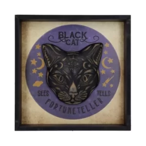 Black Cat Fortune Teller Wall Hanging