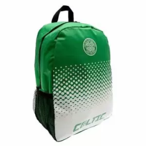 Celtic Fc Official Fade Football Crest Design Backpack (green/White)