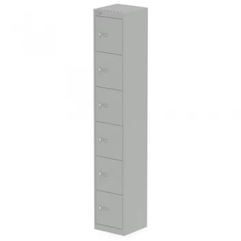 Bisley 6 Door Locker - Grey