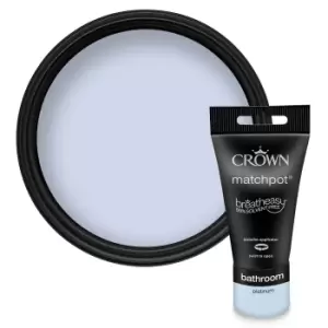 Crown Breatheasy Bathroom - Platinum - Mid Sheen Paint - 40ml