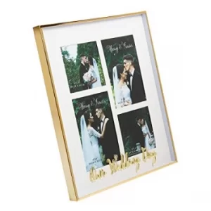 Always & Forever Our Wedding Day Multi Aperture Frame
