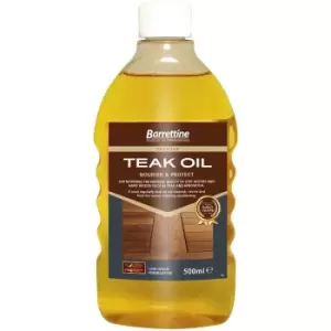 Natural Teak Oil - Clear (500ml) - Barrettine