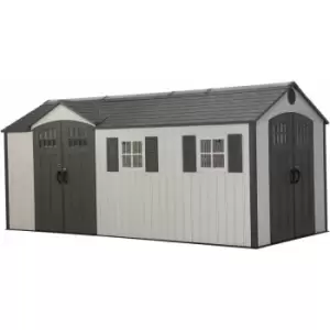 Ariston Thermo - Lifetime 17.5 Ft. x 8 Ft. Outdoor Storage Shed - Desert Sand