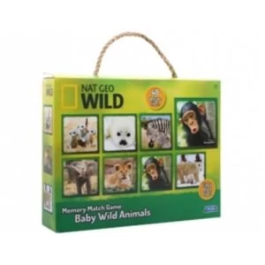 Uncle Milton National Geographic WILD Baby Animals Memory Match Game