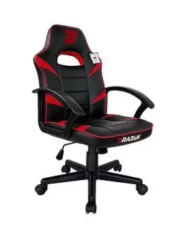 Brazen Valor Mid Back PC Gaming Chair - Red