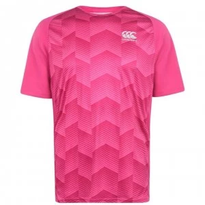 Canterbury Graphic Performance T Shirt Mens - Pink