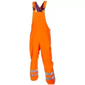 Utting sns hi vis waterproof bib & brace orange xxl - Hydrowear