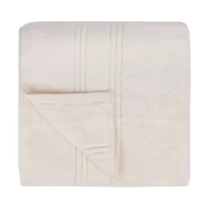 Victoria London Opulence Zero Twist Towels 600GSM Bath Towel Cream