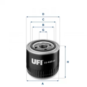 2348900 UFI Oil Filter Oil Spin-On