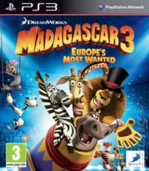 Madagascar 3 Europes Most Wanted PS3 Game