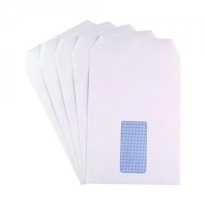 Q-Connect C5 Envelope Window Self Seal 90gsm White Pack of 150 KF07559