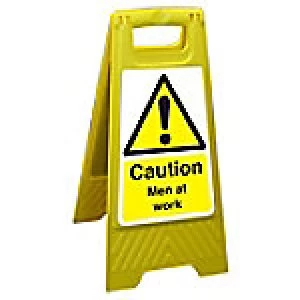 Floor Sign Men At Work Polypropylene 60 x 30 cm