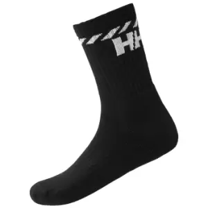 Helly Hansen Mens Cotton Sport Socks 3pk Black 45-47