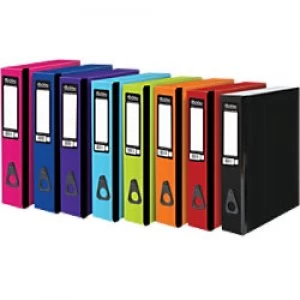 Pukka Brights Box Files Foolscap 75mm Assorted Pack of 10