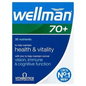 Vitabiotics Wellman 70+ Tablets 30s