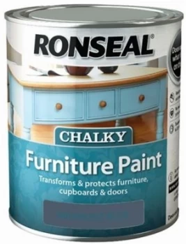 Ronseal Chalky Paint 750ML - Midnight Blue