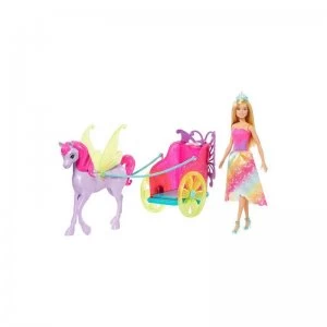 Barbie with Fantasy Horse and Chariot