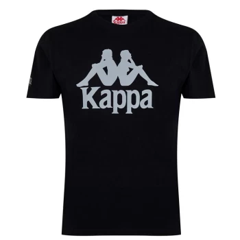Kappa Authentic Logo T Shirt Mens - Black