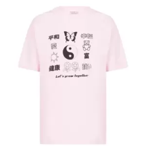 Daisy Street Tyler T-Shirt - Pink