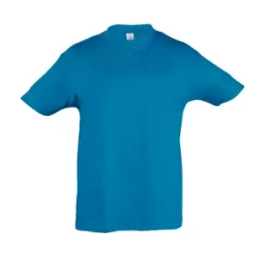 SOLS Kids Regent Short Sleeve T-Shirt (4yrs) (Aqua)