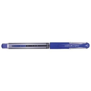 Uni Ball Signo UM 151S Gel Grip Rollerball Pen Line Width 0.4mm Tip Width 0.7mm Blue 1 x Pack of 12 Pens