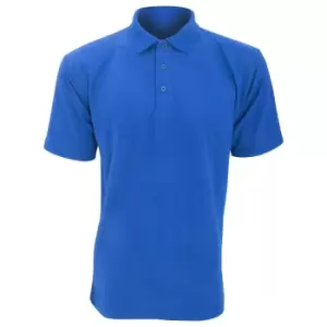 UCC 50/50 Mens Plain PiquA Short Sleeve Polo Shirt (2XL) (Royal)