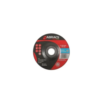 Grinding Discs - 125mm x 6mm - Pack of 10 - 32053 - Abracs
