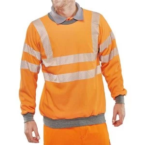 Click Arc Flash GORT Sweatshirt 2XL Orange Ref CARC56ORXXL Up to 3 Day