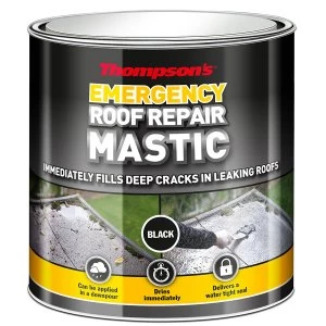 Thompsons Emergency Roof Repair Mastic Black 750ml
