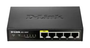 D-Link DES-1005P/E network switch Unmanaged L2 Fast Ethernet...