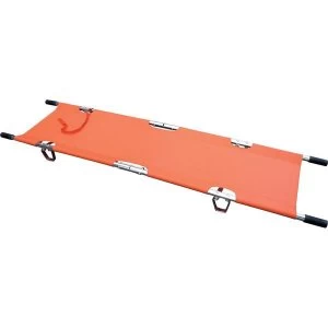 Click Medical Two Fold Stretcher Lightweight with Carrying Bag Orange
