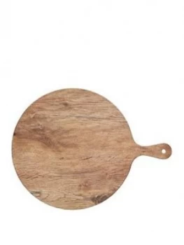 Kitchencraft We Love Summer Melamine Wood-Effect Round Serving Platter