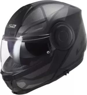 LS2 FF902 Scope Axis Helmet, black-grey-silver Size M black-grey-silver, Size M