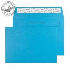 Creative Colour Caribbean Blue PS Wallet C6 114x162mm Ref 110