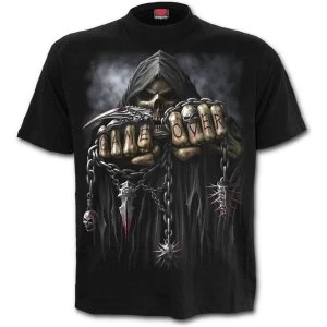 Game Over Mens XX-Large T-Shirt - Black