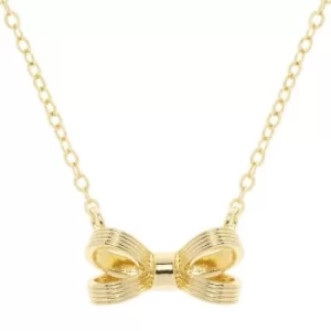 Ted Baker Ladies Gold Plated Opia Opulent Bow Necklace