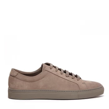 Reiss Luca Lace Up Nubuck Trainers - Taupe