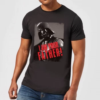 Star Wars Darth Vader I Am Your Father Gripping Mens T-Shirt - Black - 3XL - Black
