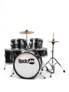 Rockjam Rj105 5 Piece Junior Drum Set Black