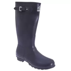 Woodland Unisex Quality Strap Regular Wellington Boots (9 UK) (Navy Blue)