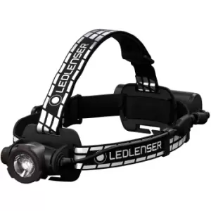LED Lenser H7R Signature Rechargeable LED Head Torch Black / White